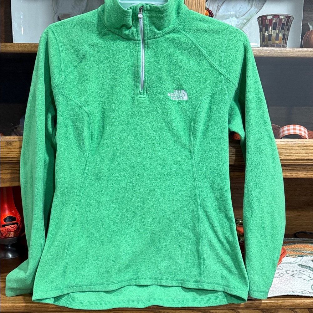The North Face Women's Vibrant Green Turtleneck Sweater